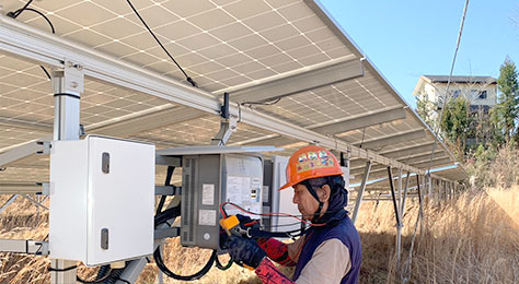 太陽光発電所のメンテナンス業務